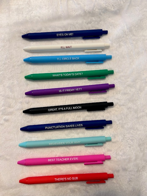 Best Teacher Ever Pen Set