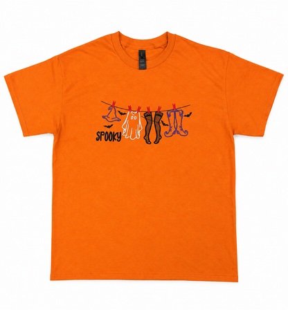 Witch's Laundry Day Embroidered T-Shirt