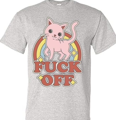 Fuck Off Cat T-Shirt