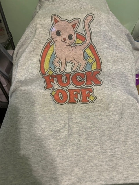 Fuck Off Cat T-Shirt