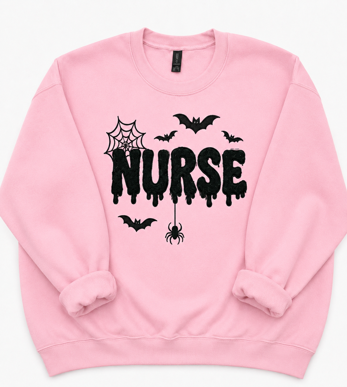 Spooky Nurse Glitter Crewneck 🎃🩺