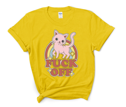 Fuck Off Cat T-Shirt