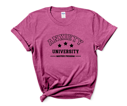 Anxiety University Masters Program T-Shirt