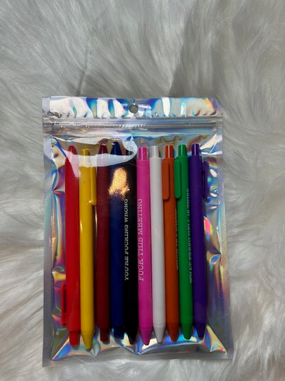 Burnt Out Coworker Pen Set