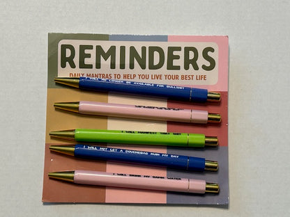 Reminders Pens