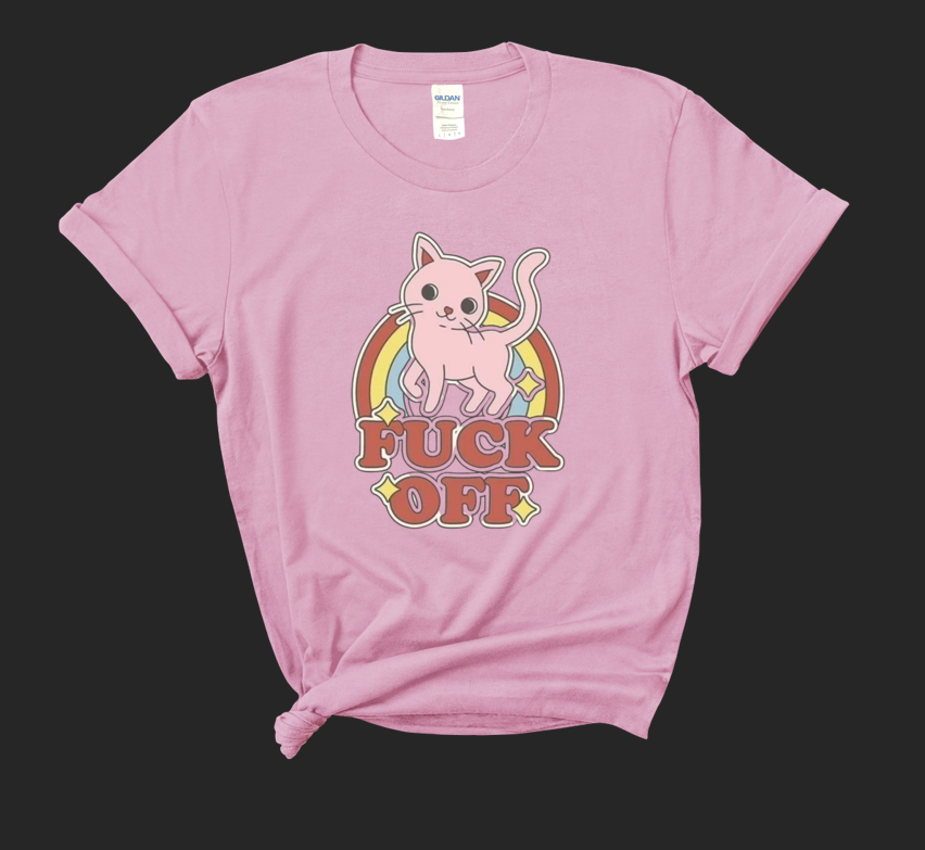 Fuck Off Cat T-Shirt