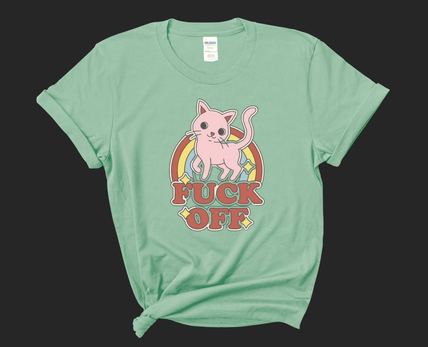 Fuck Off Cat T-Shirt