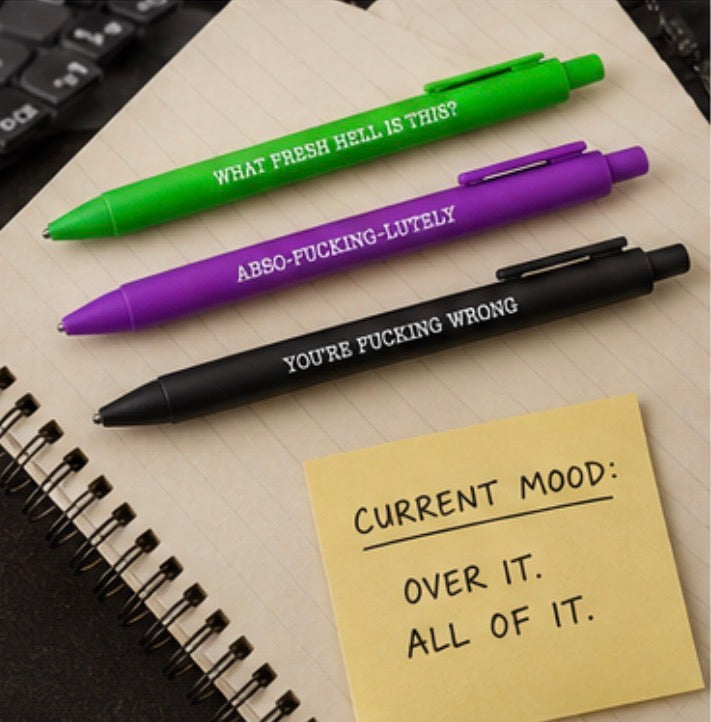 Burnt Out Coworker Pen Set