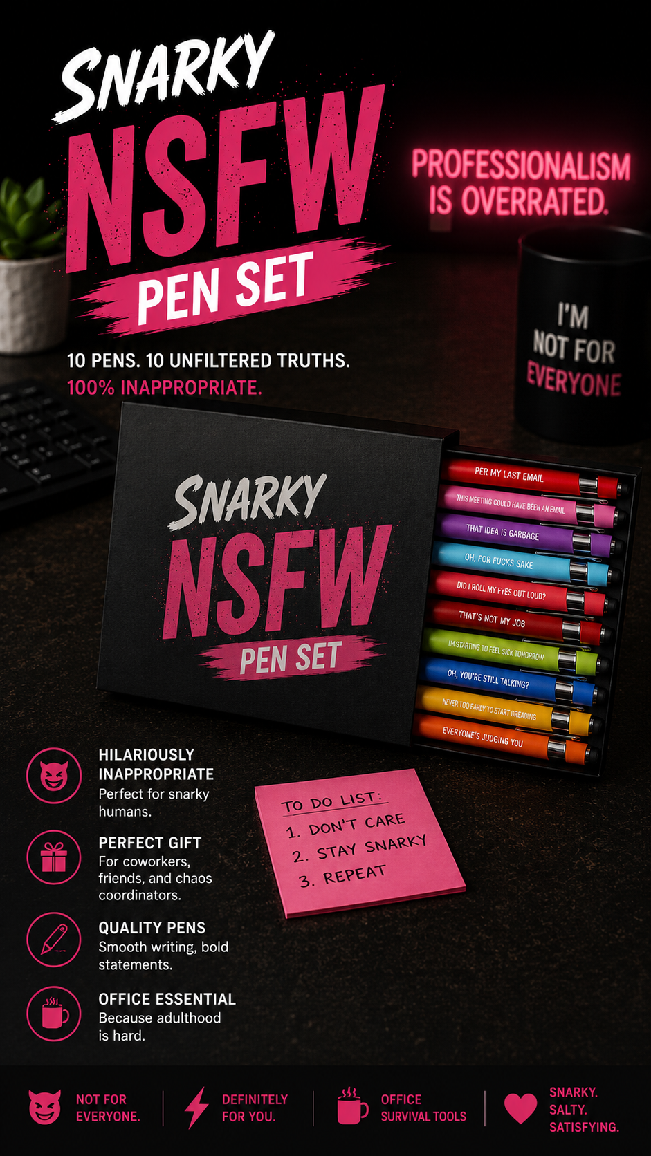 Snarky Pens