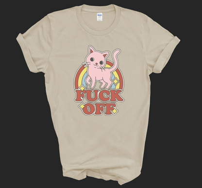 Fuck Off Cat T-Shirt