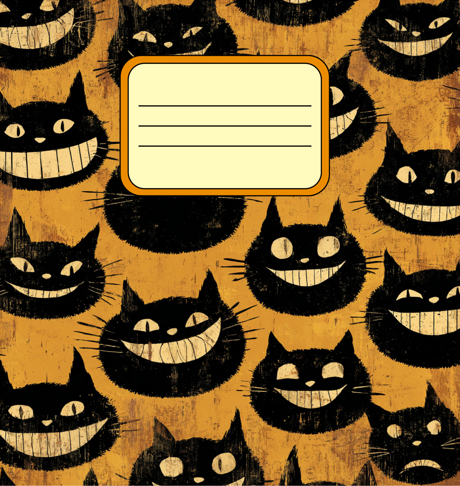 Vintage Cats Composition Notebook